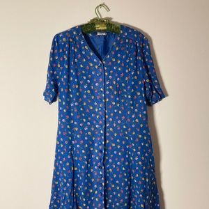 VTG floral house dress